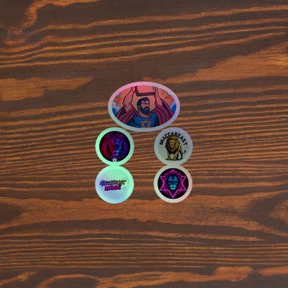 ProSemitic Heroes Holographic stickers