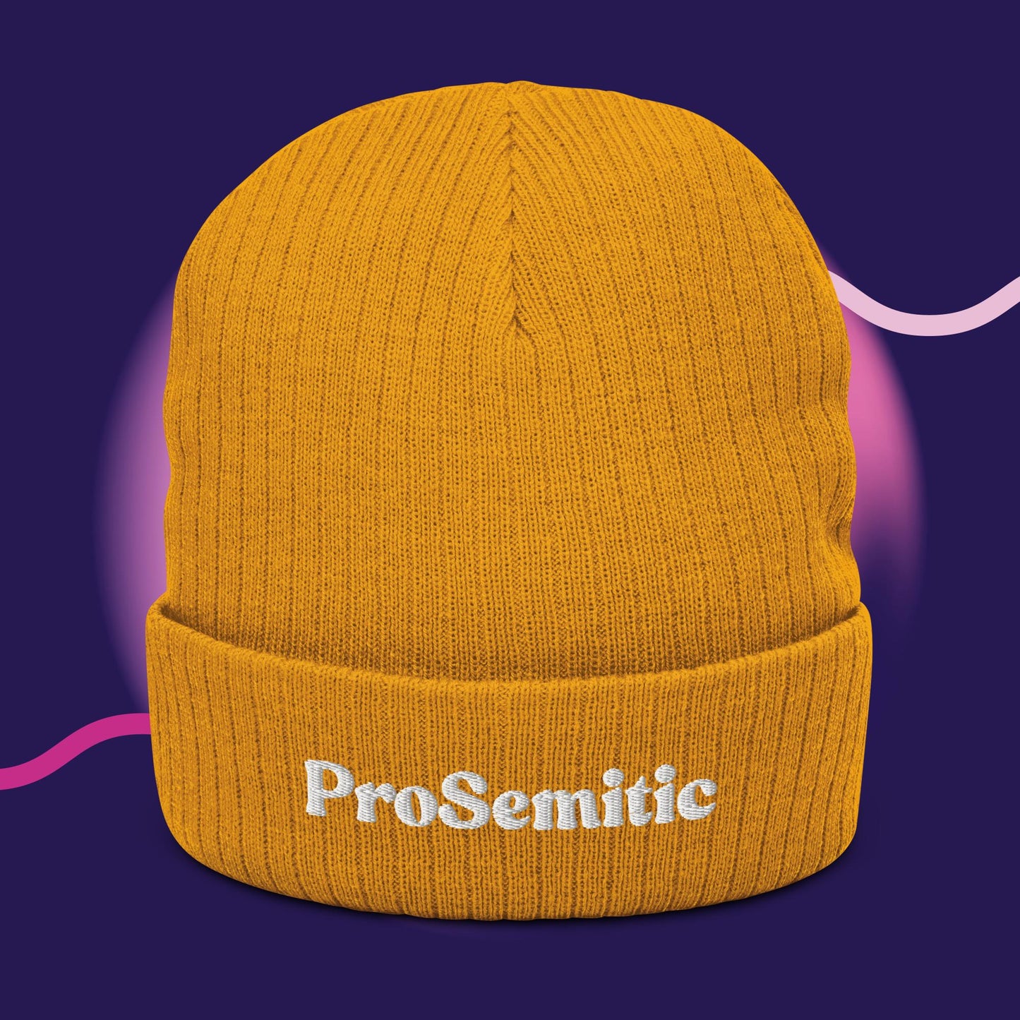 ProSemitic Ribbed knit beanie