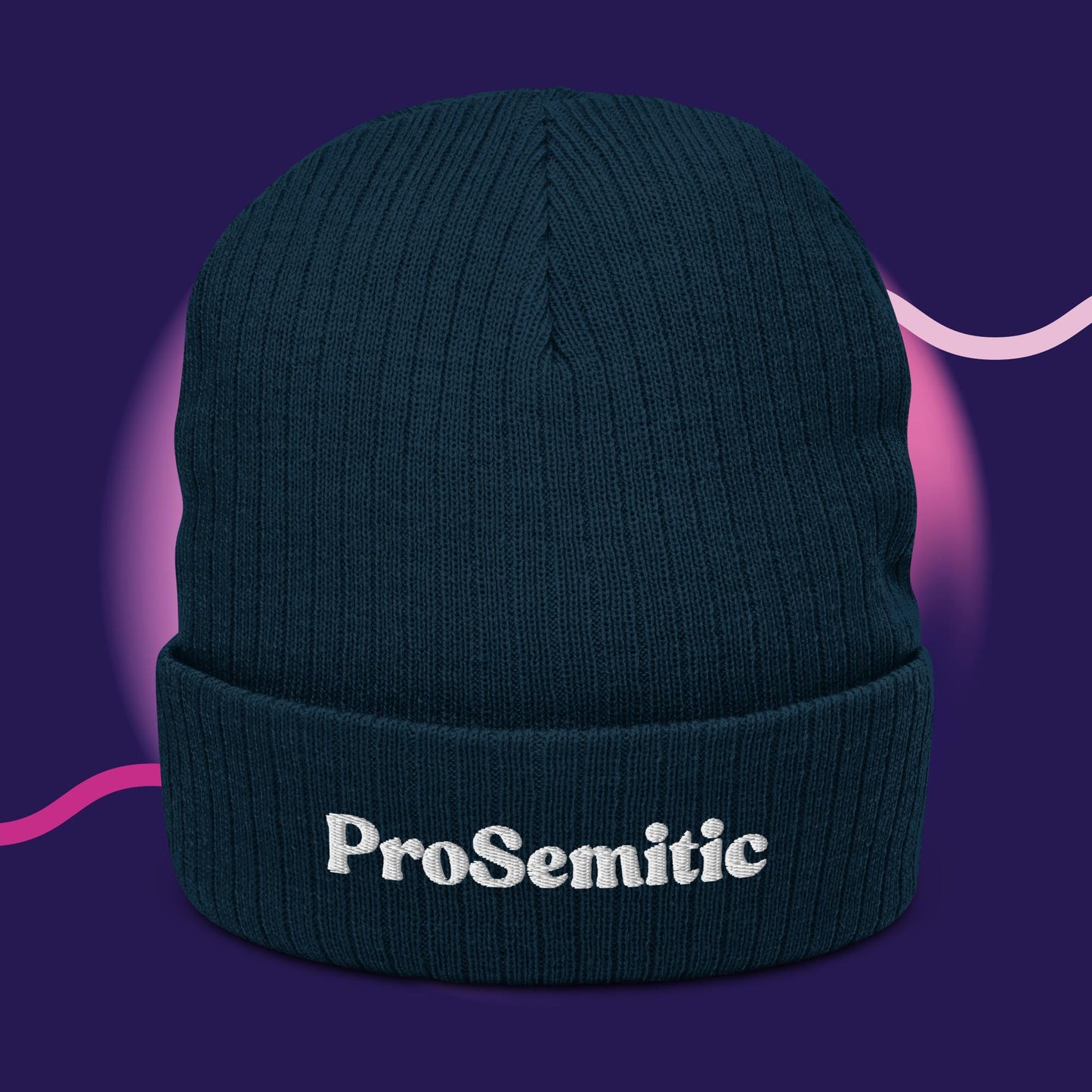 ProSemitic Ribbed knit beanie