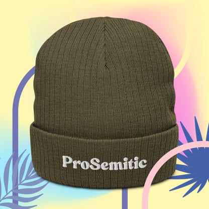 ProSemitic Ribbed knit beanie