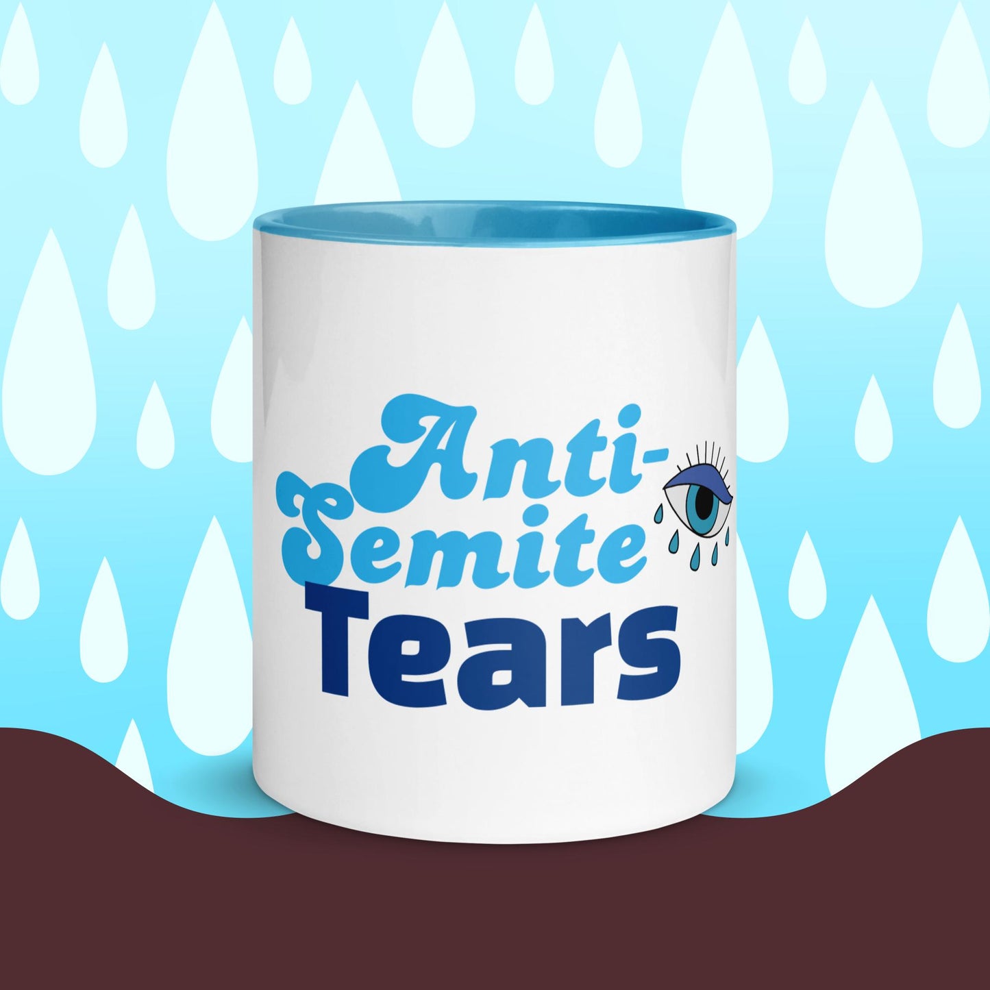 Anti-Semite Tears Mug with Color Inside