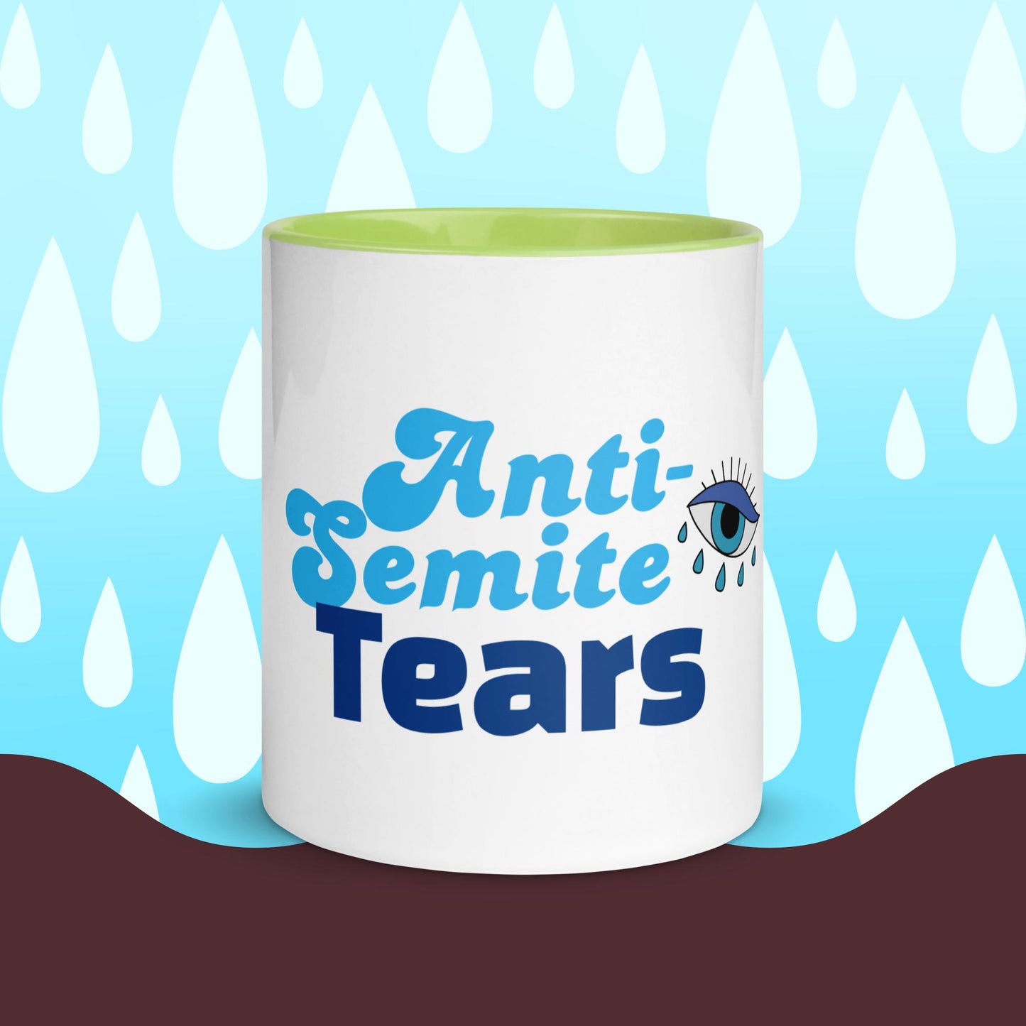 Anti-Semite Tears Mug with Color Inside