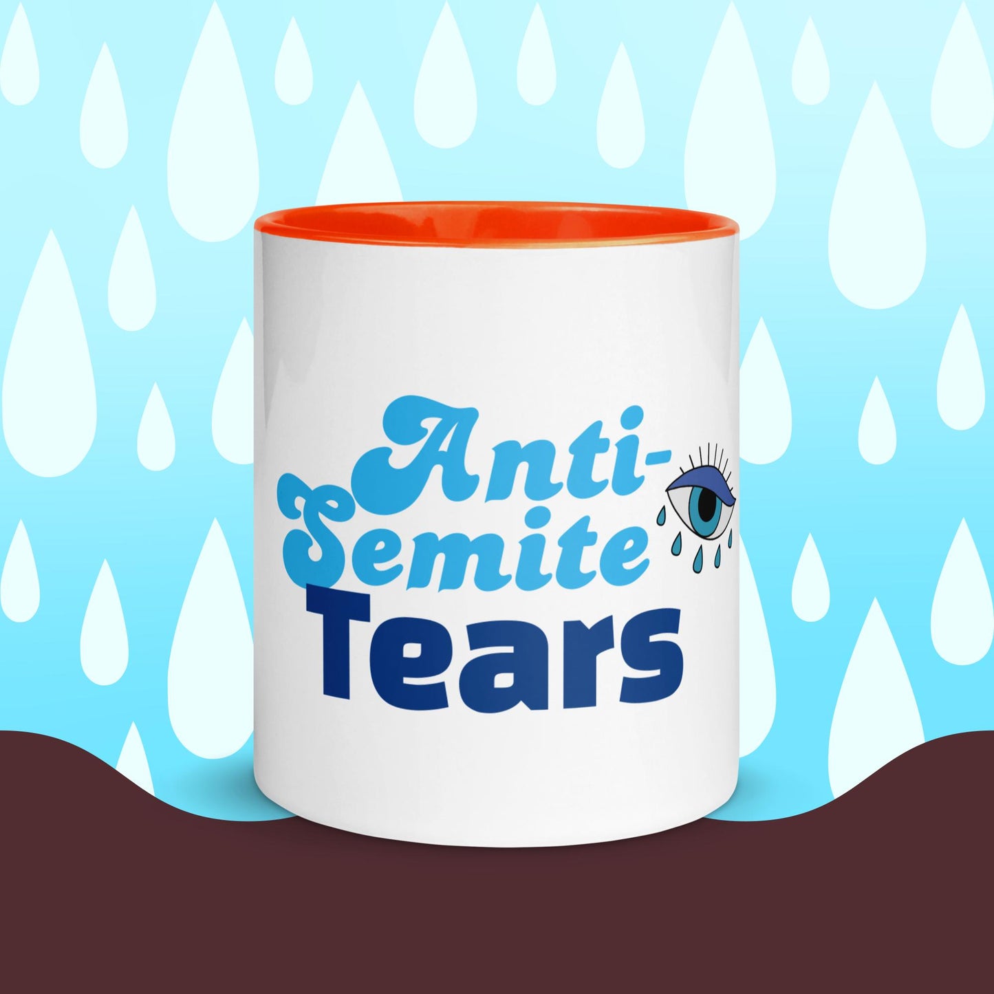 Anti-Semite Tears Mug with Color Inside