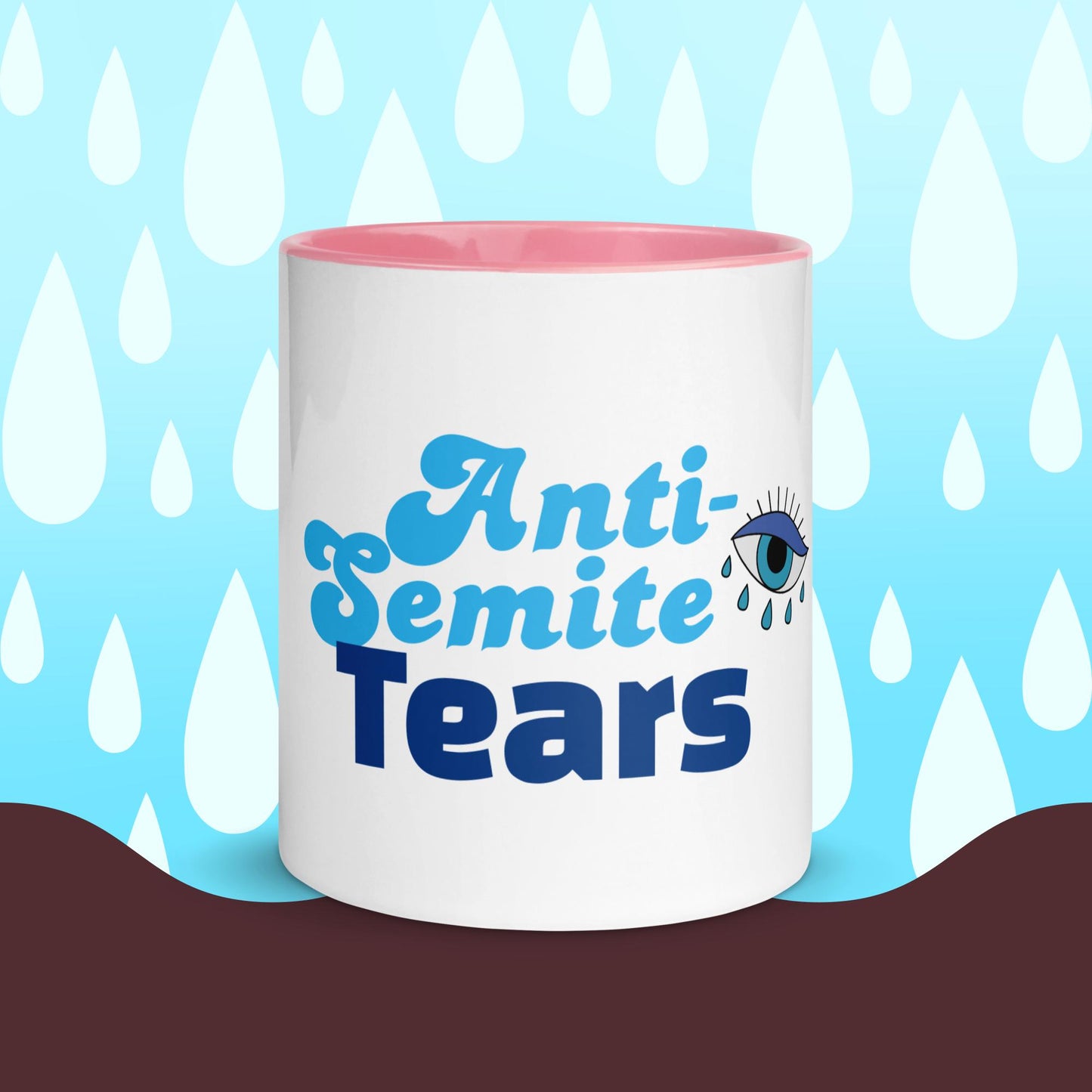 Anti-Semite Tears Mug with Color Inside