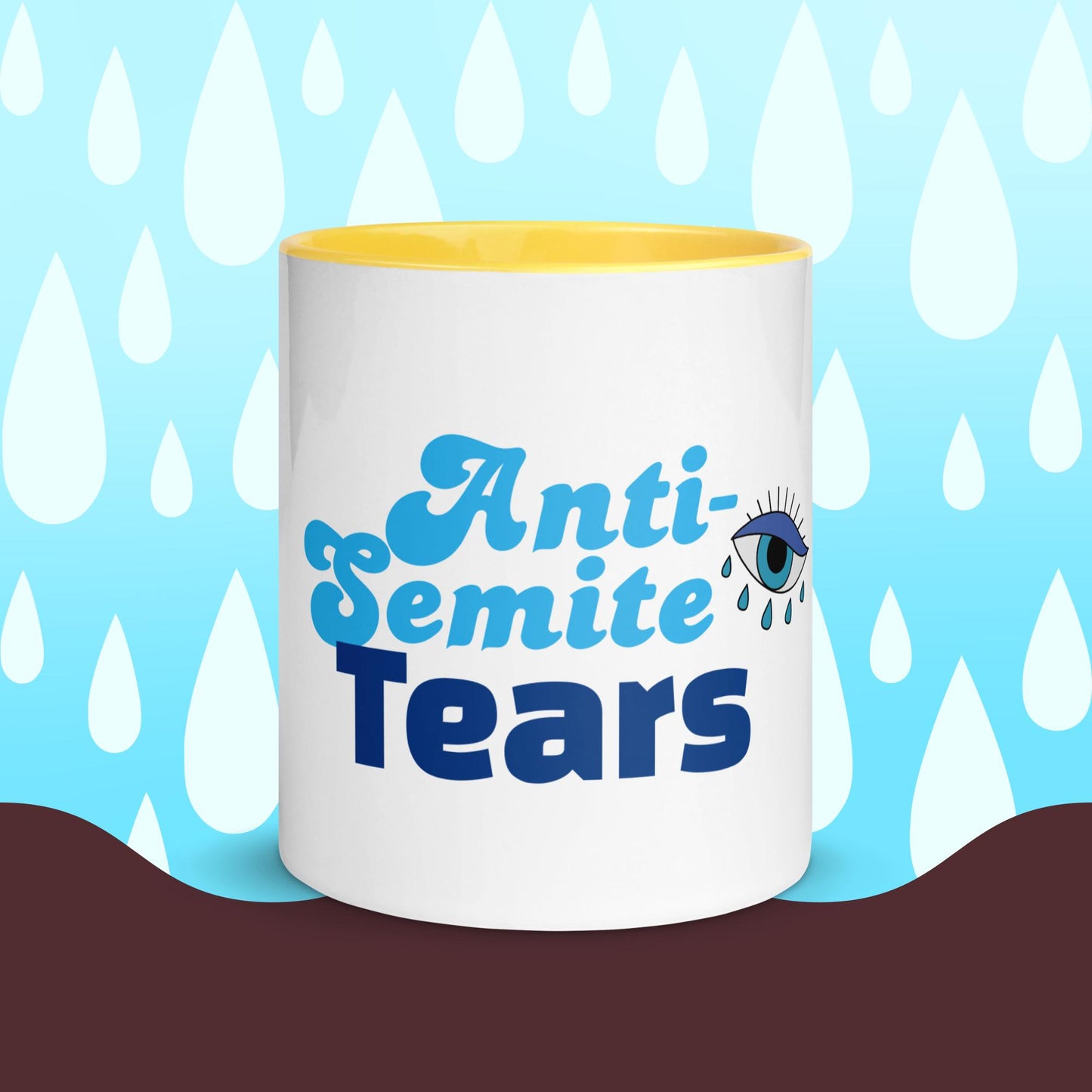 Anti-Semite Tears Mug with Color Inside